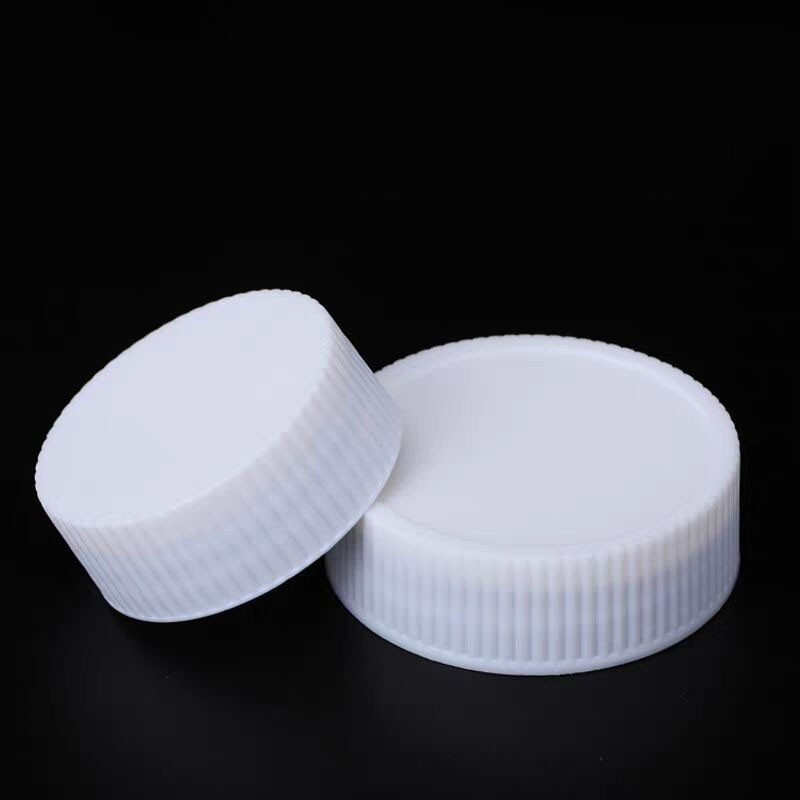 White solid bottles, 30g, 50g, 100g, pharmaceutical wide-mouth plastic bottles, powder/capsule dispensing bottles with caps.