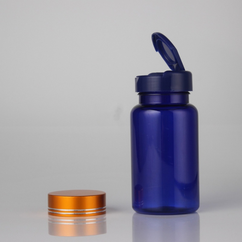 PET frosted matte plastic bottles, capsule bottles, transparent health product bottles