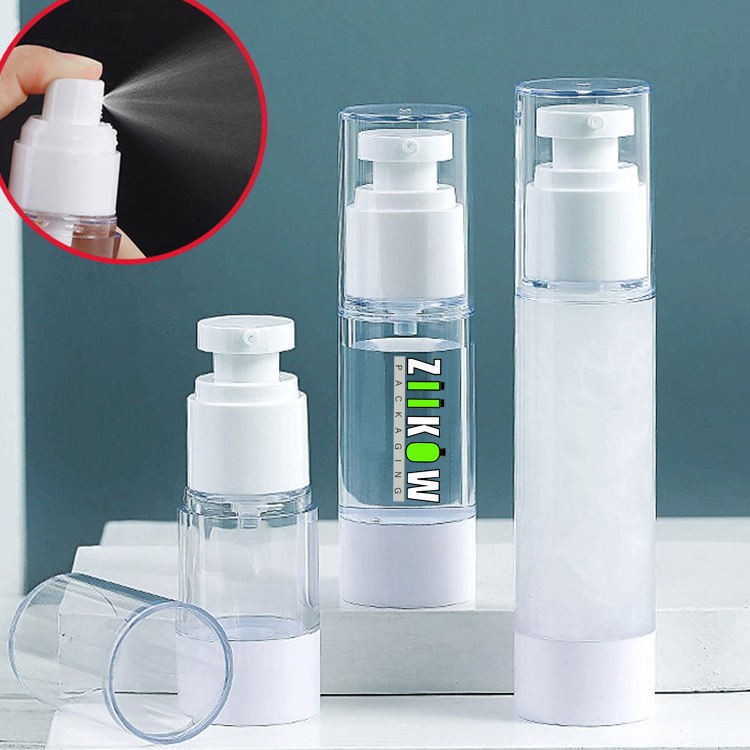 AS airless Dispensing Bottles 15-120ML Travel Set Lotion & Moisturizing Spray Bottles