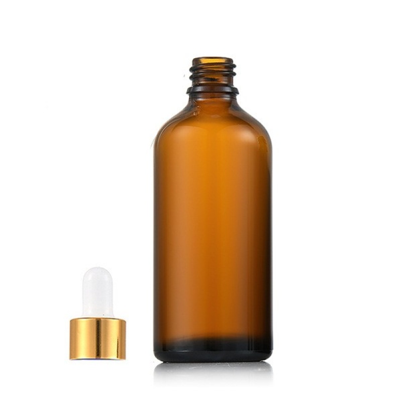 5/10/15/20/30/50/100ML Brown glass essential oil bottles, empty bottles, brown light-proof, sealed dropper bottles, cosmetic sample bottles