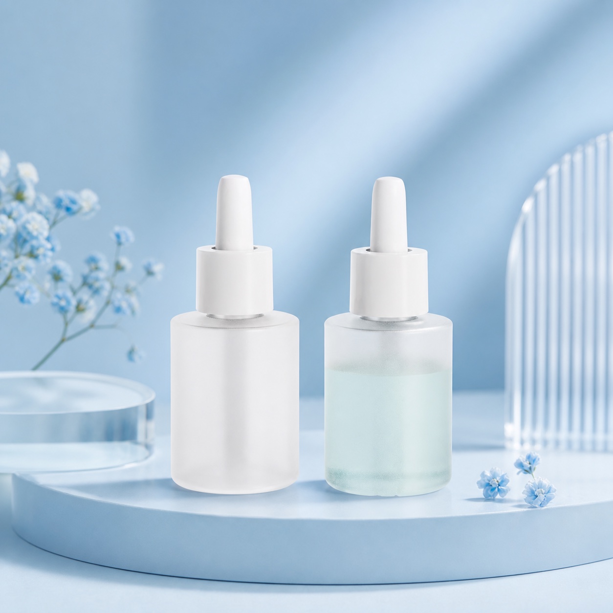 5-100ml amber dropper glass essential oil bottle, brown glass dispensing bottle, essence hydrosol cosmetic bottle