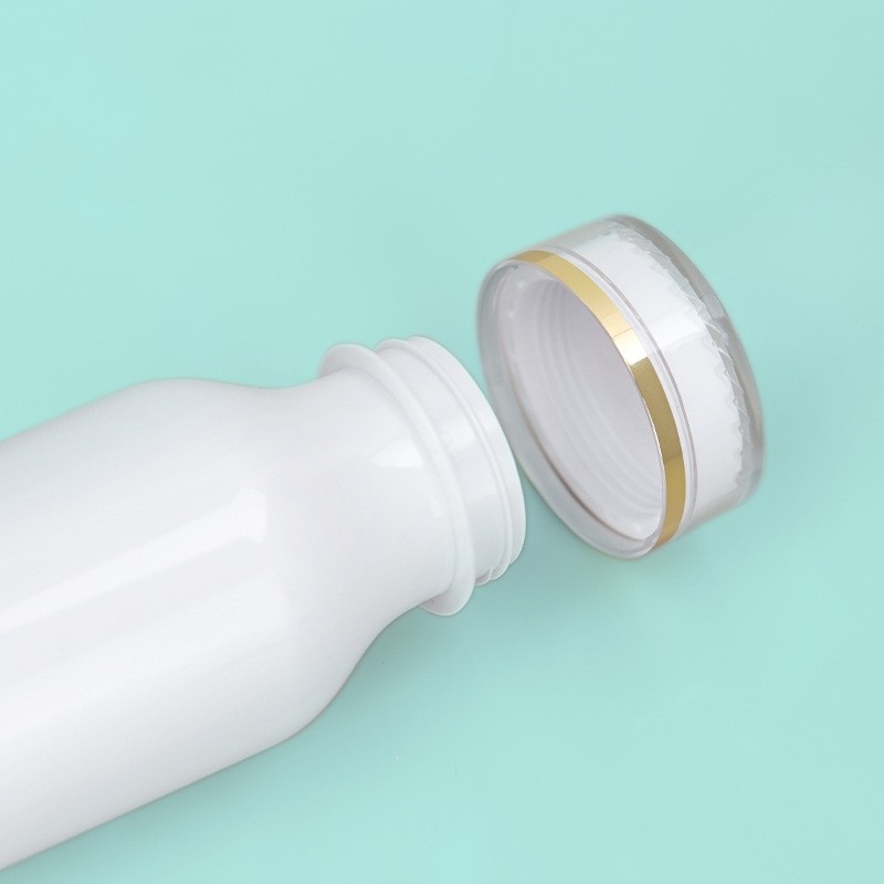 Customized PET health supplement packaging bottles, plastic capsule bottles, white solid packaging bottles