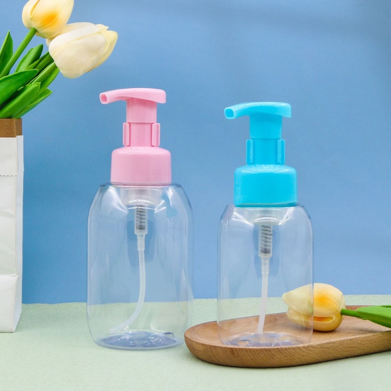 350ml foaming bottle/mousse bottle/PET pump dispenser for hand soap, facial cleanser, and facial wash.