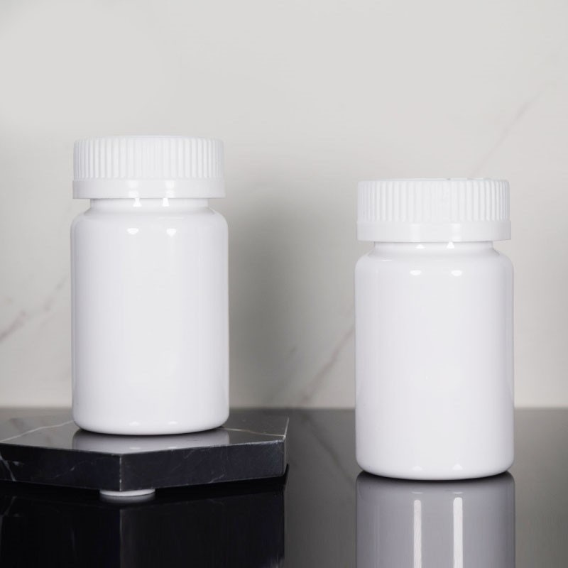 PET white CRC child-protective cap screw cap bottle