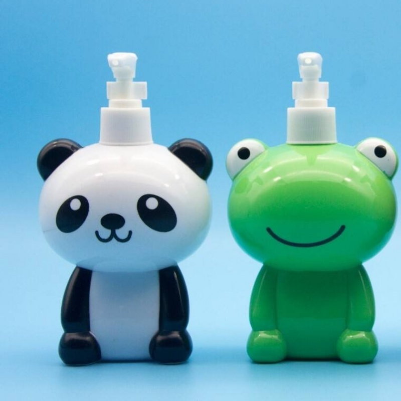 320ML 500ML Cute Animal Type Cartoon Lotion Pump Bottle With Spray
