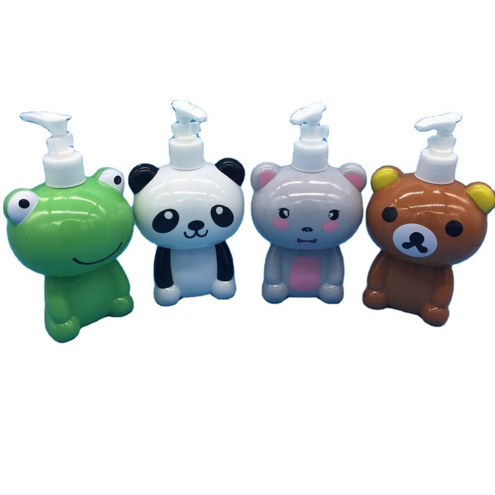 320ML 500ML Cute Animal Type Cartoon Lotion Pump Bottle With Spray
