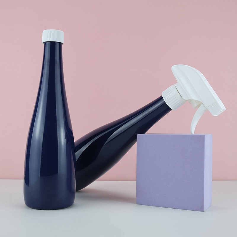 500ml square spray bottle, PET long-necked plastic bottle
