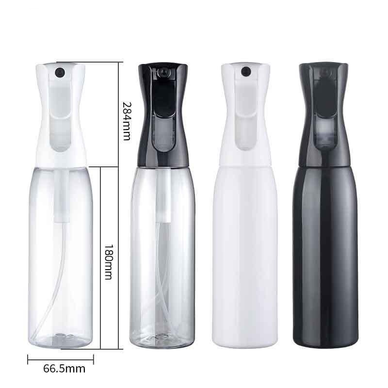 200ml/300ml continuous spray bottle, cosmetic moisturizing bottle, plastic high-pressure hair spray bottle