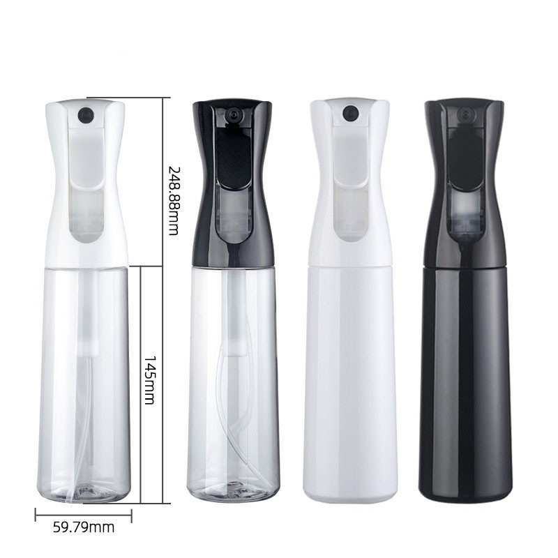 200ml/300ml continuous spray bottle, cosmetic moisturizing bottle, plastic high-pressure hair spray bottle
