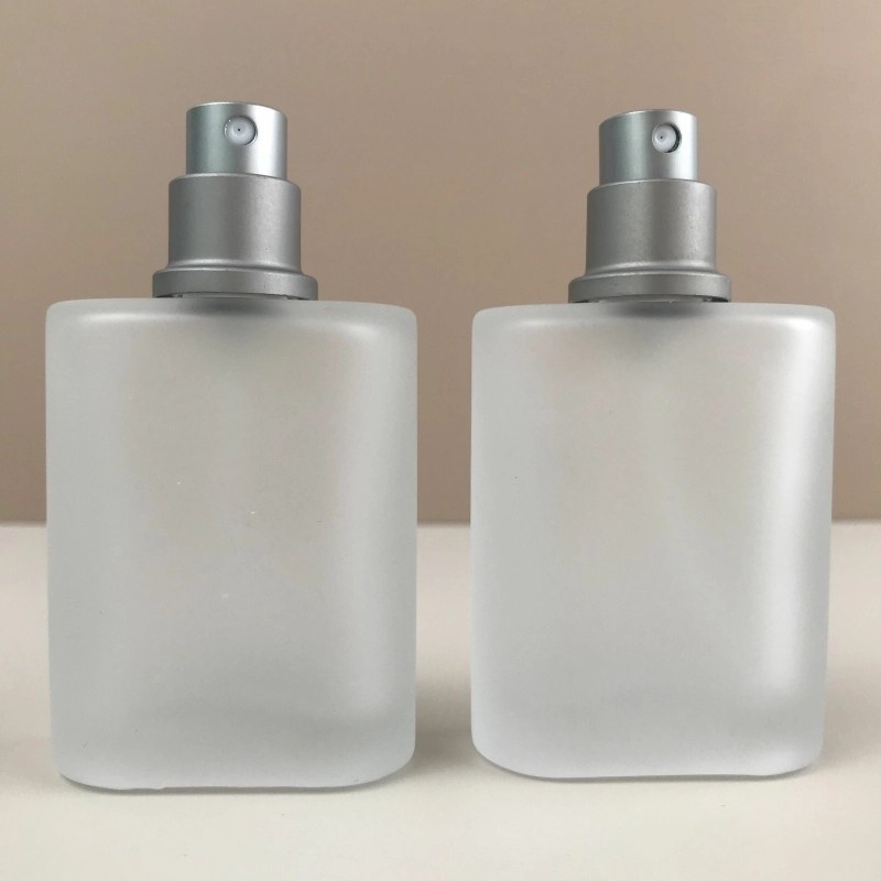 Matte Translucent Square Empty Perfume Spray Bottles