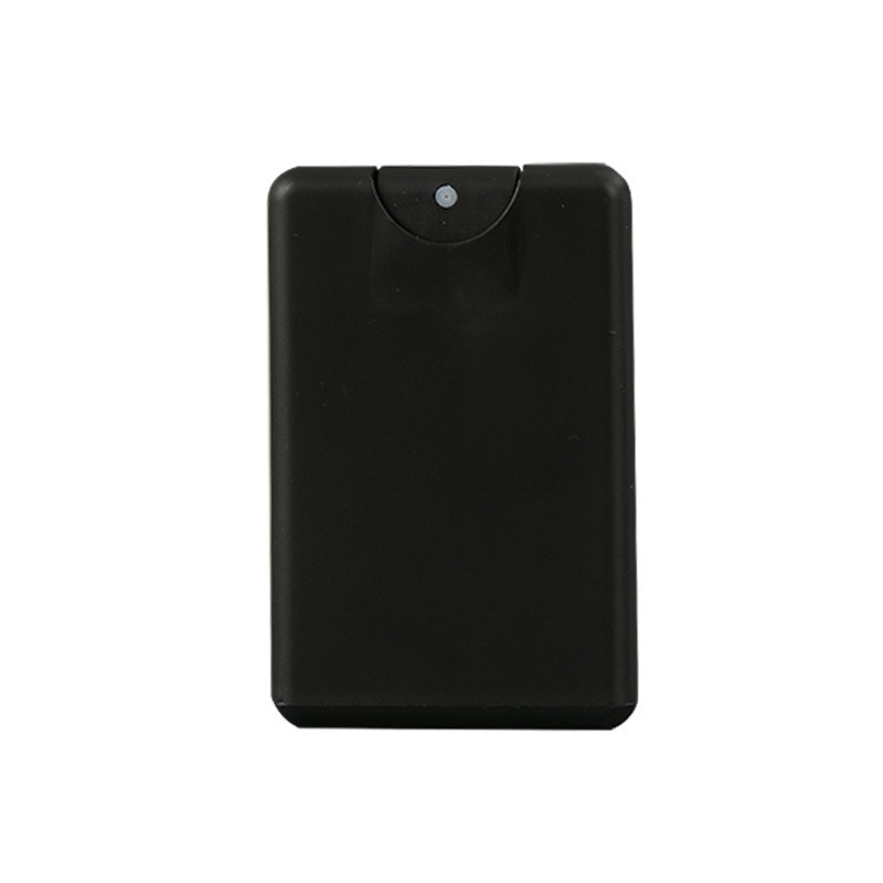 Travel-friendly 20ml card-sized spray bottle for perfume refill