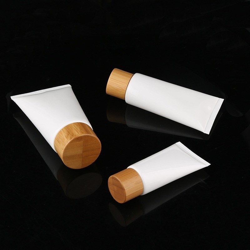 50g 100g 120g 150g Bamboo Cap Hose Bottle Pe Face Wash In Bottle Sunscreen Travel Set