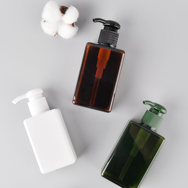 100ml-650ml PETG square lotion bottle, shower gel, hand sanitizer bottle