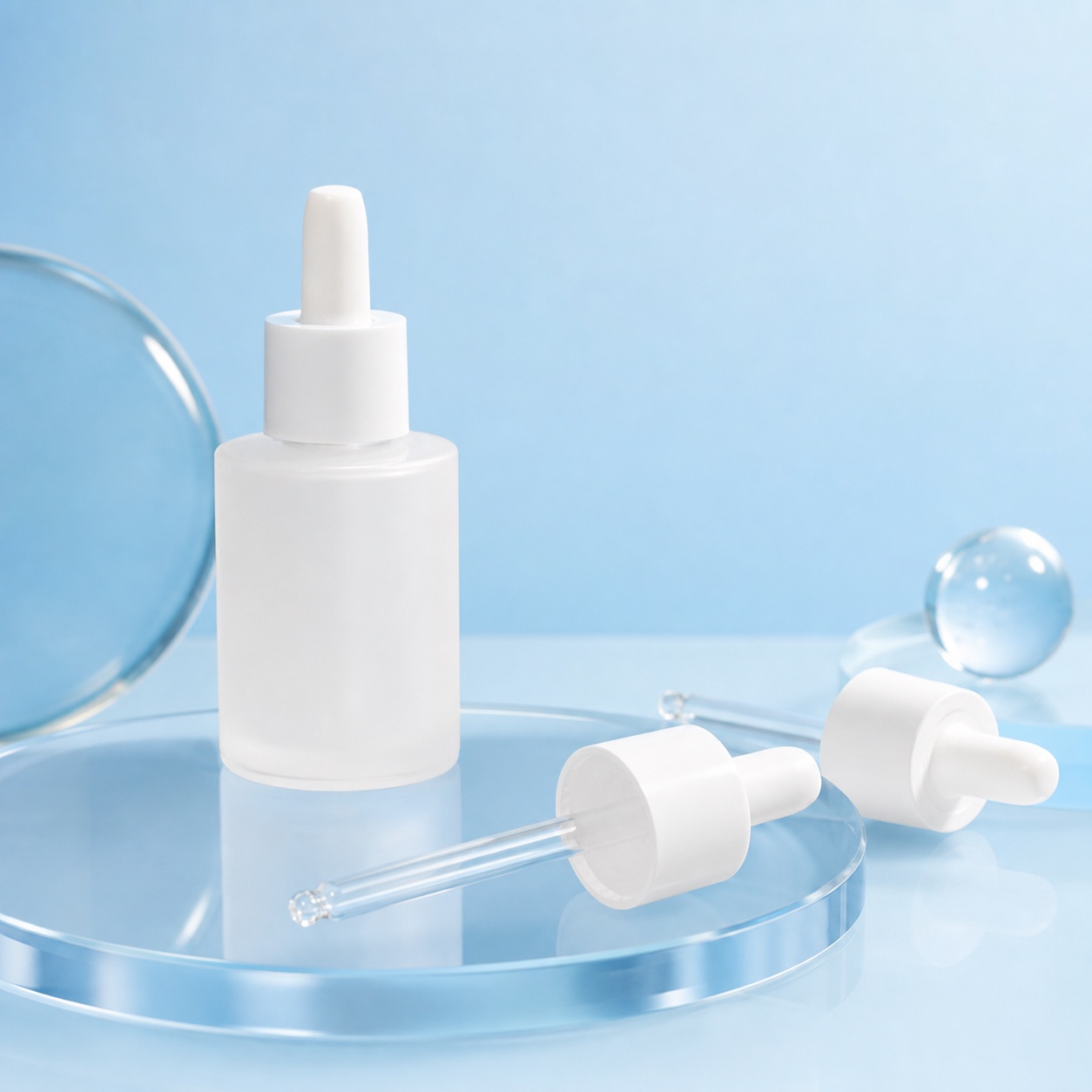 15ML/30ML/50ML airless Press Lotion Bottle Rotary airless Essence Bottle