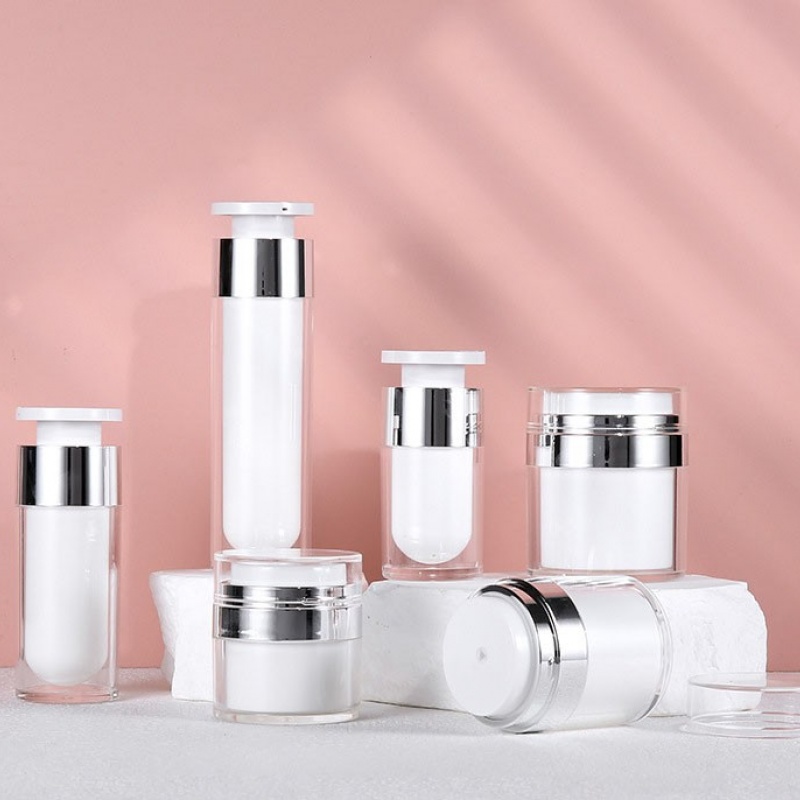 15/30/15g Acrylic Press-Type airless Cream Bottle; 50/30/50ml Emulsion airless Dispensing Bottle