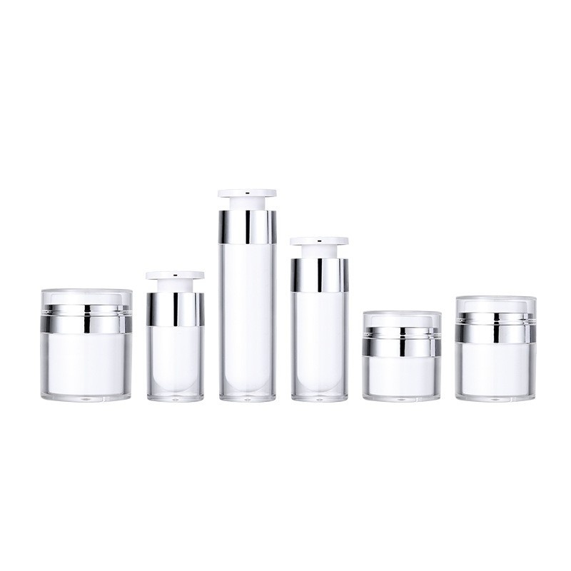 15/30/15g Acrylic Press-Type airless Cream Bottle; 50/30/50ml Emulsion airless Dispensing Bottle