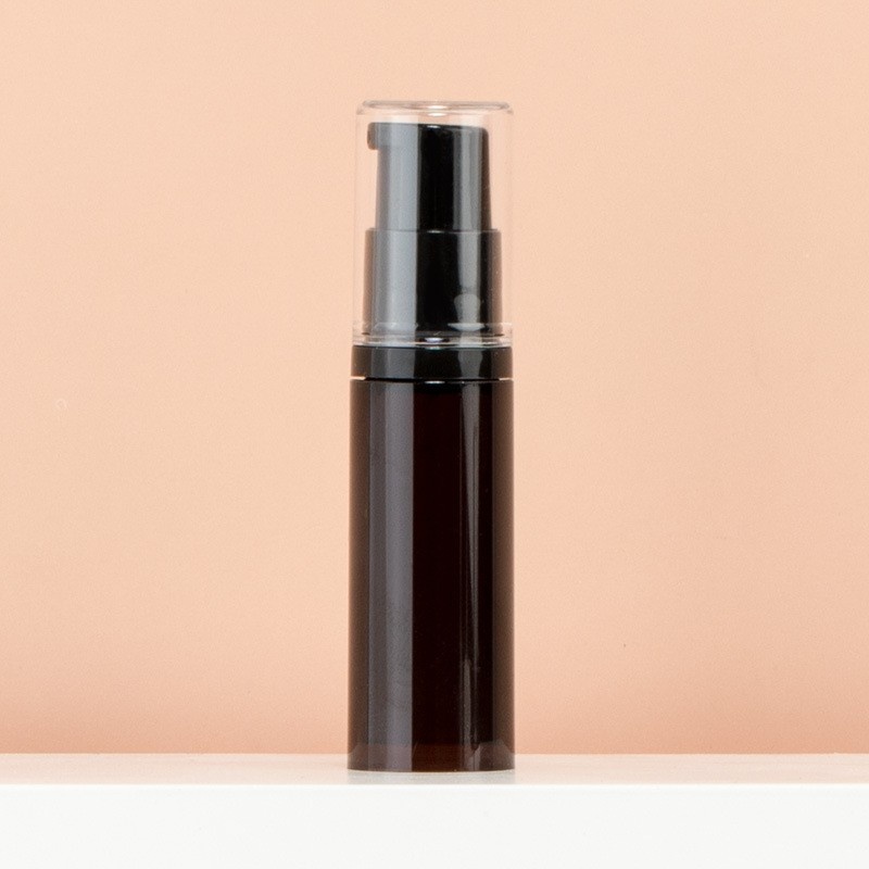 Amber light-proof PET airless bottle for emulsion pump foundation