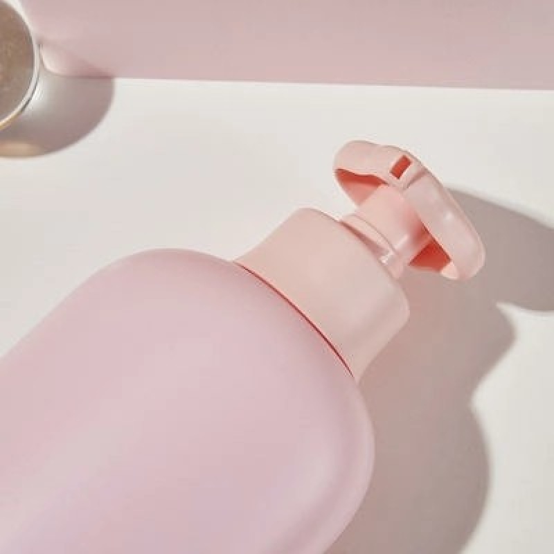 250Ml 300Ml 500Ml Soft Touch Matte Pink Empty Lotion Bottles With Pump