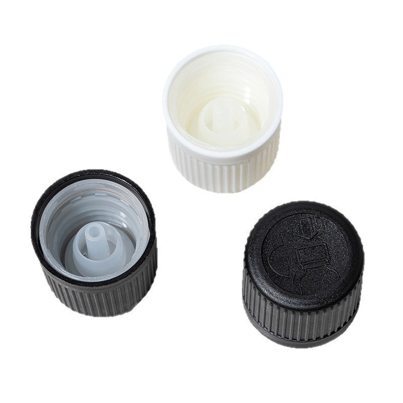 18-415 Childproof Cap with Funnel Stopper, Compatible with Essential Oil Bottles, Glass Bottles, etc.