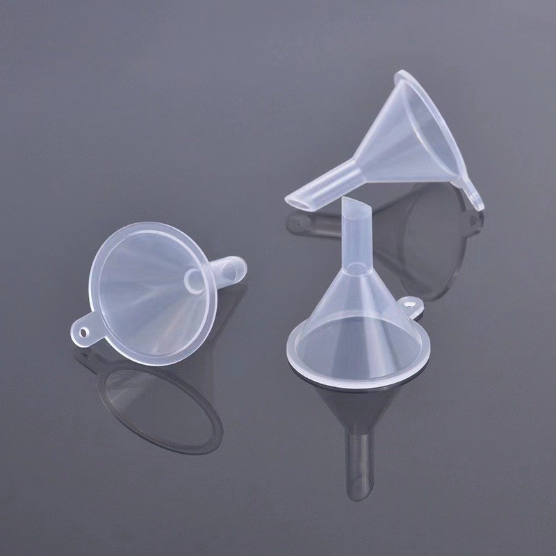 Mini funnel dispensing tool, perfume dispensing funnel, cosmetic dispensing funnel, liquid dispensing funnel