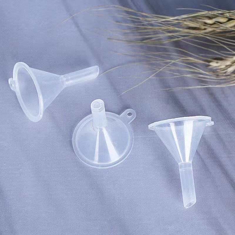 Mini funnel dispensing tool, perfume dispensing funnel, cosmetic dispensing funnel, liquid dispensing funnel