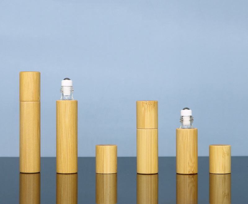 Daily Chemical Packaging Materials 250ml Bamboo Emulsion Pump Bottle White Square Pet Dispenser Bottle Press Emulsion Bottle