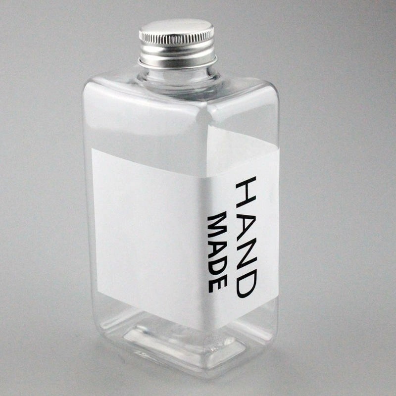 Square Mini Plastic Juice Bottles