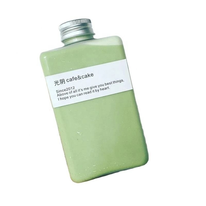 Square Mini Plastic Juice Bottles