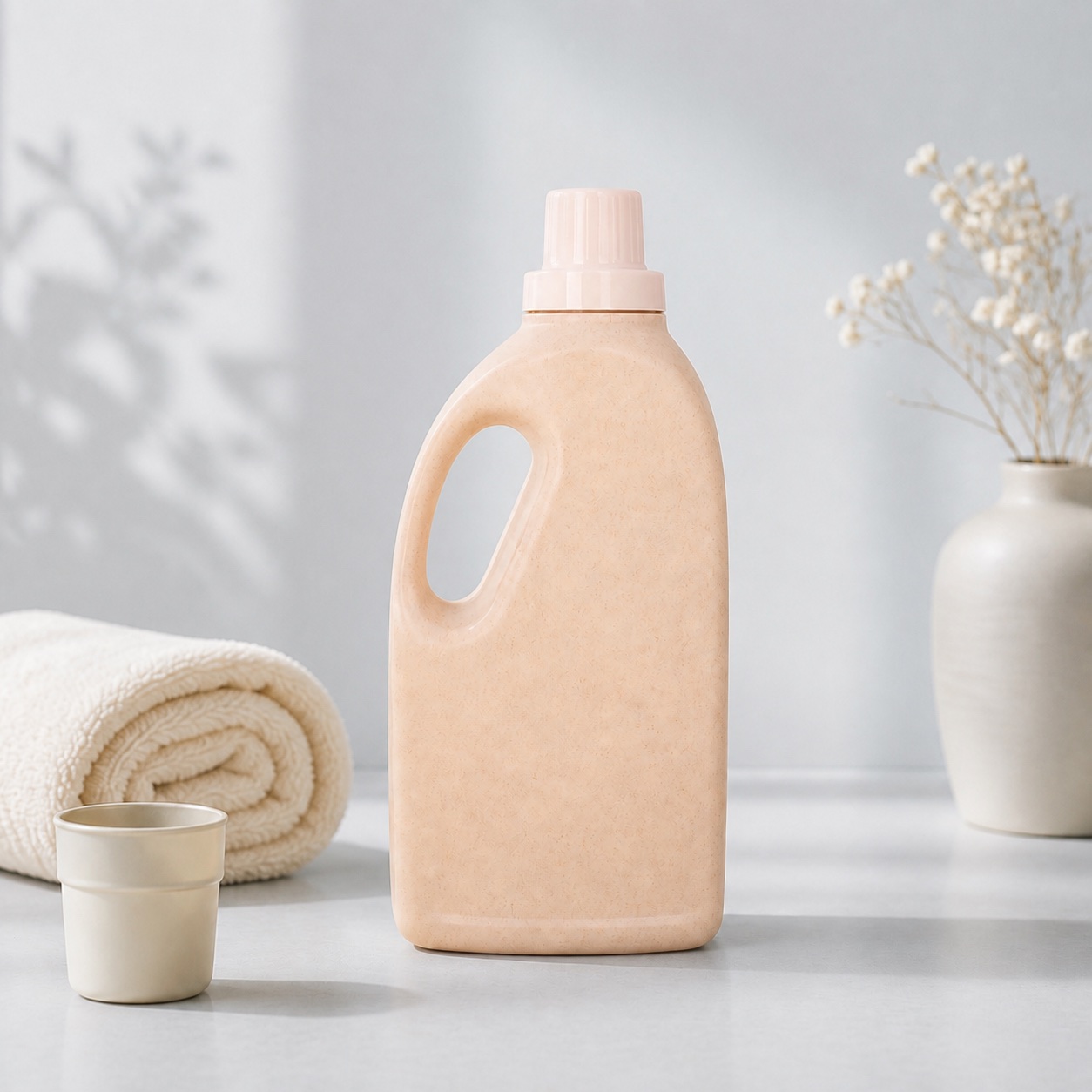 20ml 30ml 40ml 50ml Bamboo Pp Vacuum Bottle Essence Bottle Emulsion Bottle Packaging Material