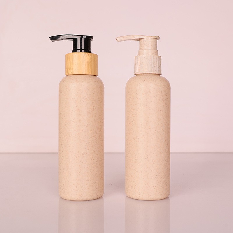 Wholesale 150ml wheat straw biodegradable dispensing bottles for creams