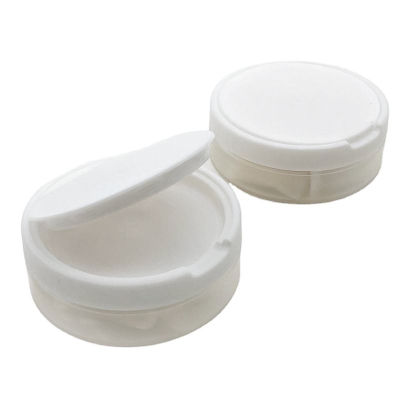 Hot-selling 70*25mm round Empty portable storage container
