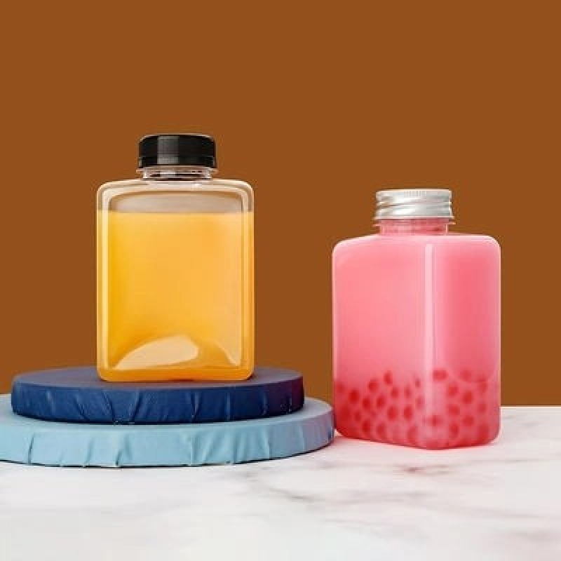 Plastic Yogurt 16 Oz Plastic Juice Bottles With Caps