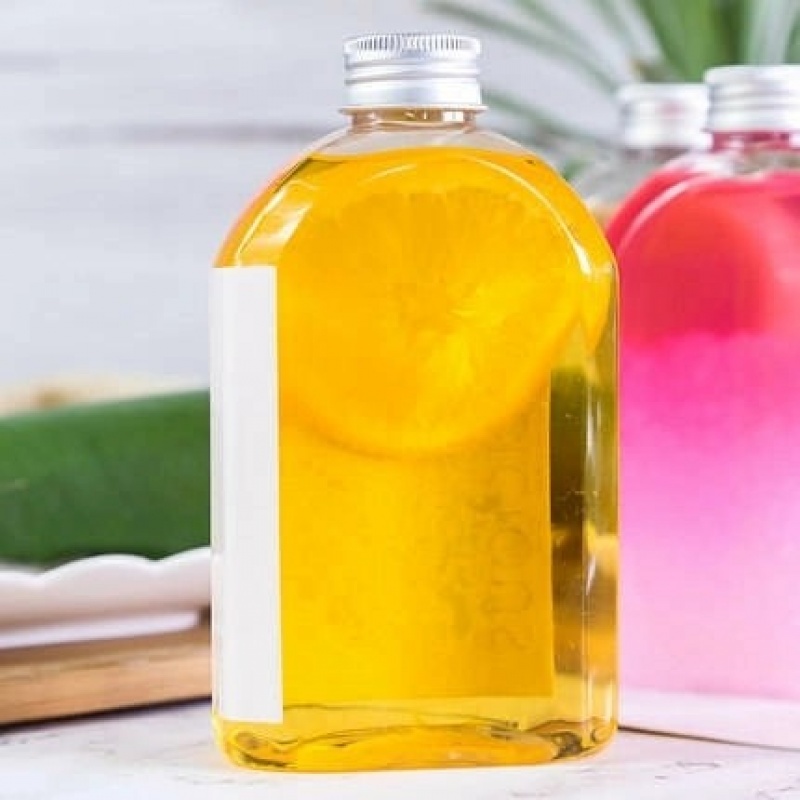 16 Oz Square Juice Bottles