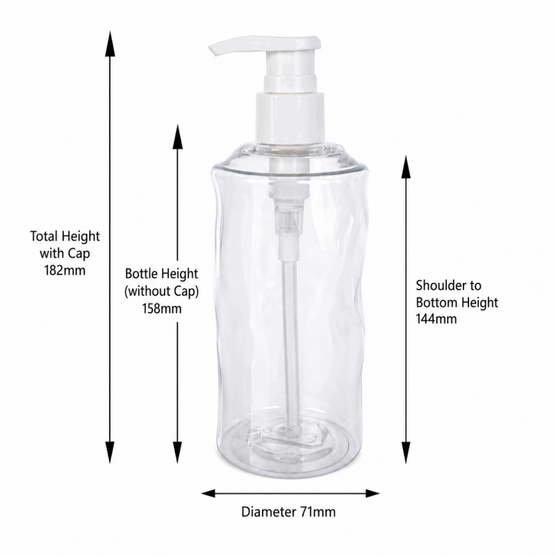 500ml Biodegradable PLA Compostable Drink Bottles