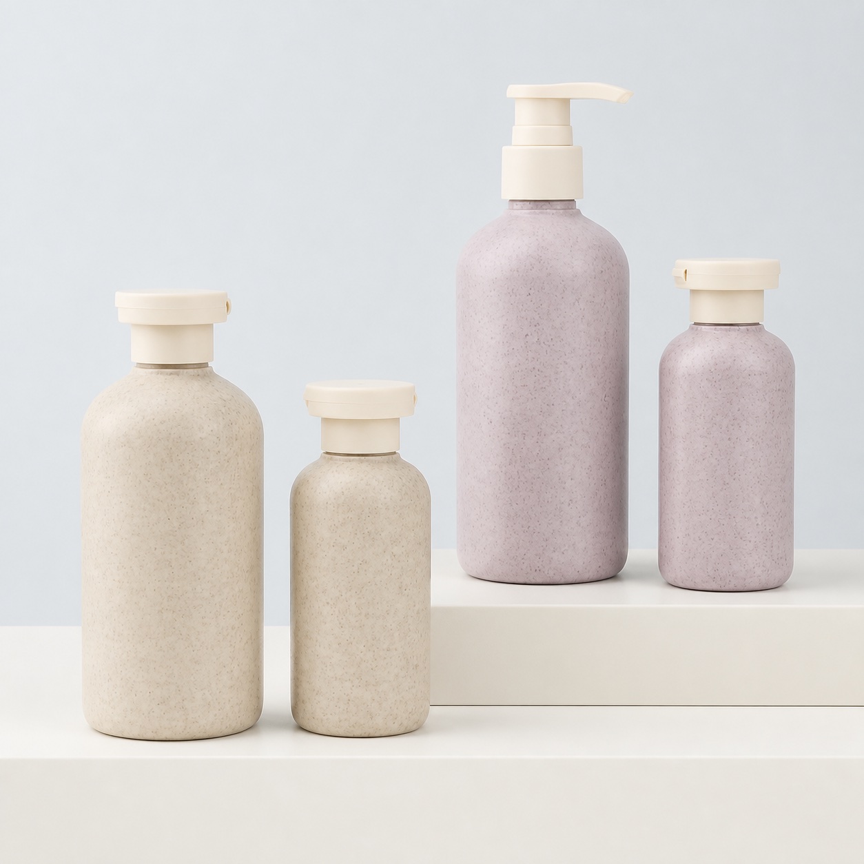 120ml/240ml biodegradable wheat straw bottle, plush bottle, hotel-specific shampoo, shower gel, and lotion bottle