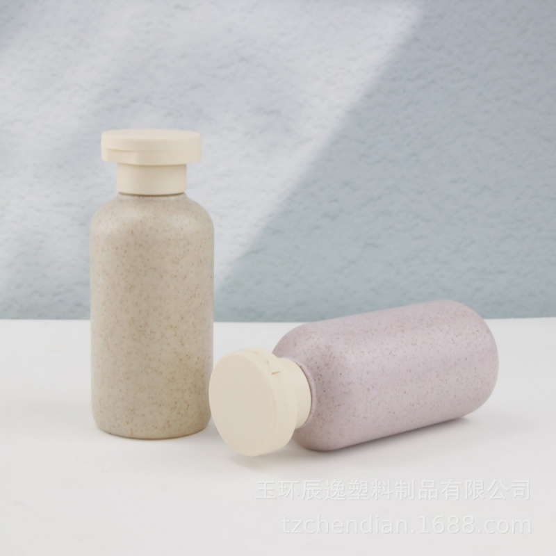 120ml/240ml biodegradable wheat straw bottle, plush bottle, hotel-specific shampoo, shower gel, and lotion bottle