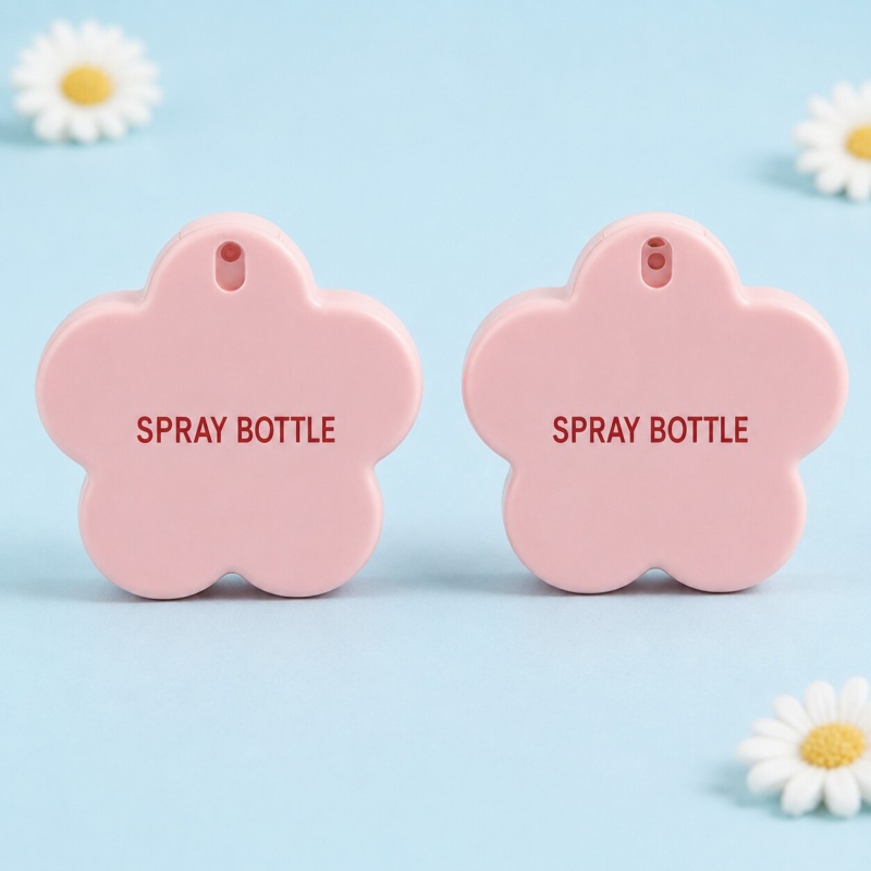 New 20ml 50ml Delicate Flower Shaped Pocket Perfume Spray Bottle Refillable Portable Mini Travel Perfume Atomizer Perfume Bottle