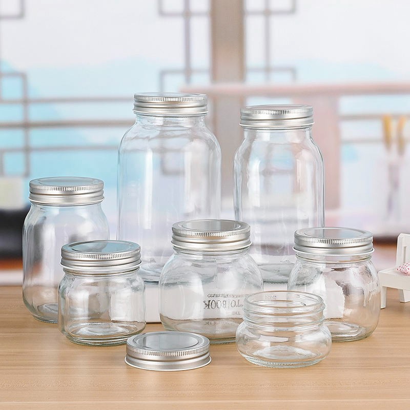 Wholesale 8 Oz 16 Oz Glass Bottles With Lid