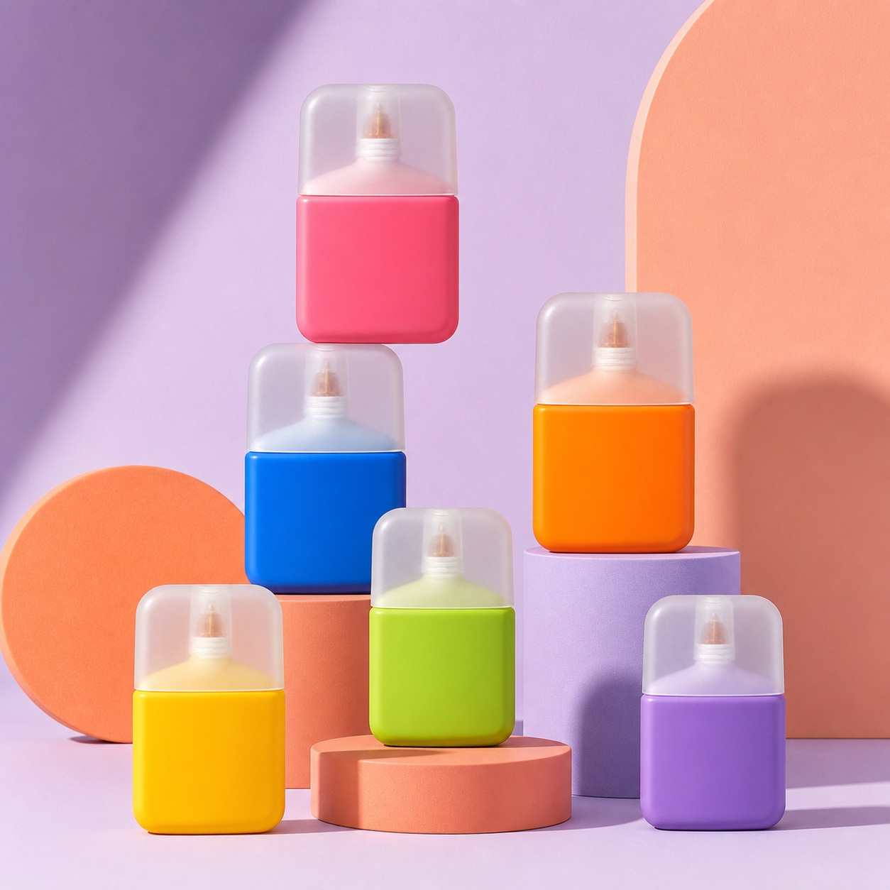 Wheat Straw Multi-Specification Plastic Cream Bottle Facial Mask Small Sample Jar Cream Packaging Bottle