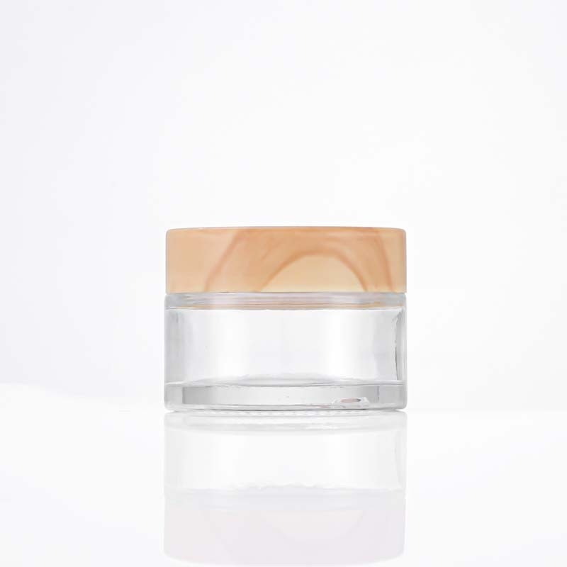Wholesale transparent cream jars with black caps, face cream, eye cream, foundation cream, 10g portable sample bottles