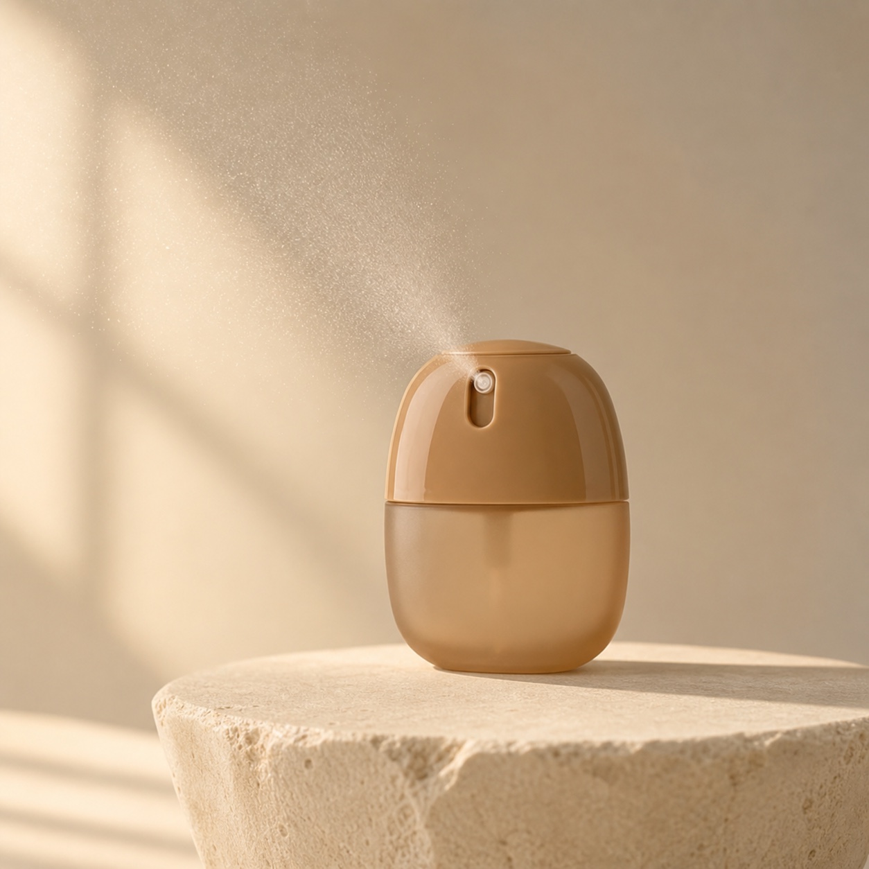 Plastic Bamboo Press Half Cover Nozzle Atomizing Nozzle Pure Dew Toner Water Perfume Fine Mist Nozzle