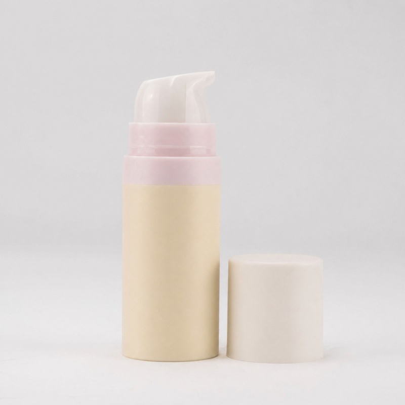 5ml10ml15ml PP PCR Plastic Cosmetic Refillable Airless Pump Bottle Custom Color  Airless Pump Bottle