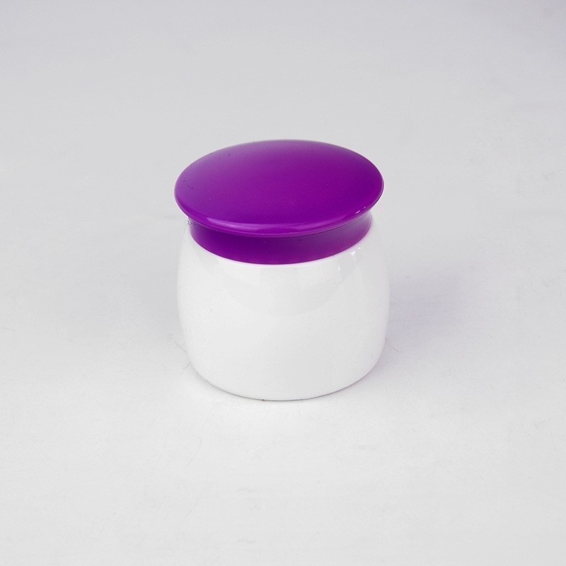 Wholesale Double Layer Small PP Plastic Jar Mushroom Shaped Cream Ointment Powder Gel Container 15g/20g/30g Screw Top Cosmetics