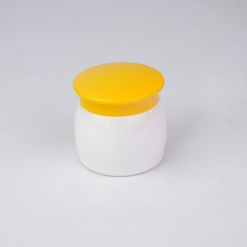 Wholesale Double Layer Small PP Plastic Jar Mushroom Shaped Cream Ointment Powder Gel Container 15g/20g/30g Screw Top Cosmetics