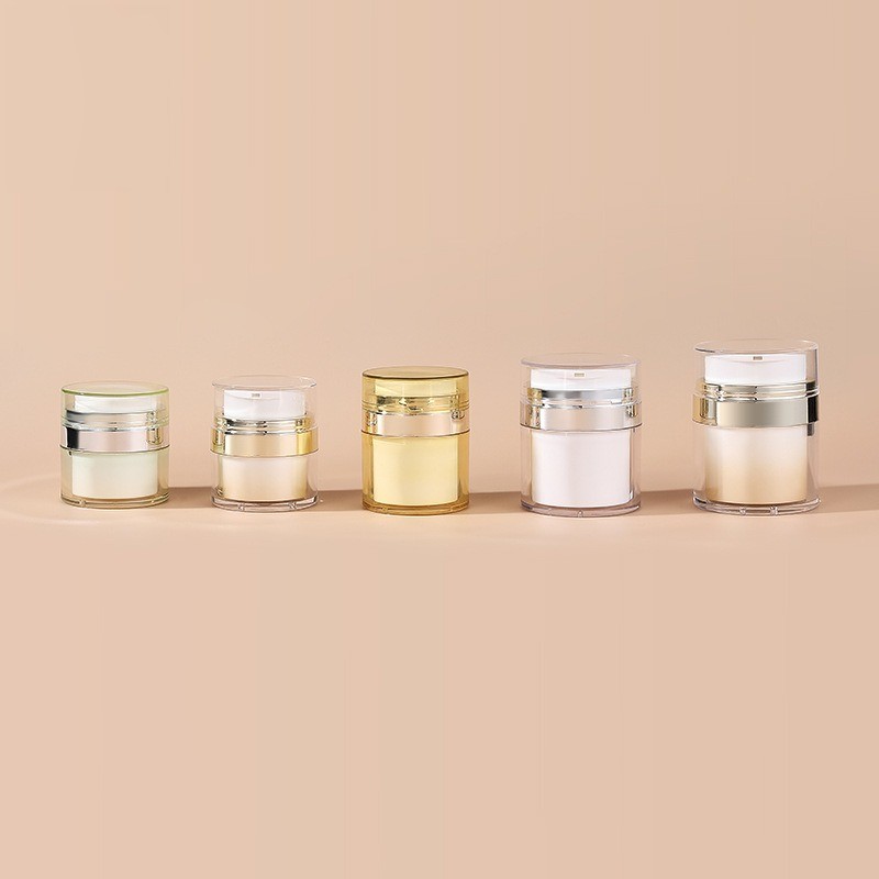 Wholesale Bulk Luxury High End Eco Friendly Recyclable CE Acrylic Vacuum Cream Bottle 15ml 30ml 50ml Airless Pump Bottle