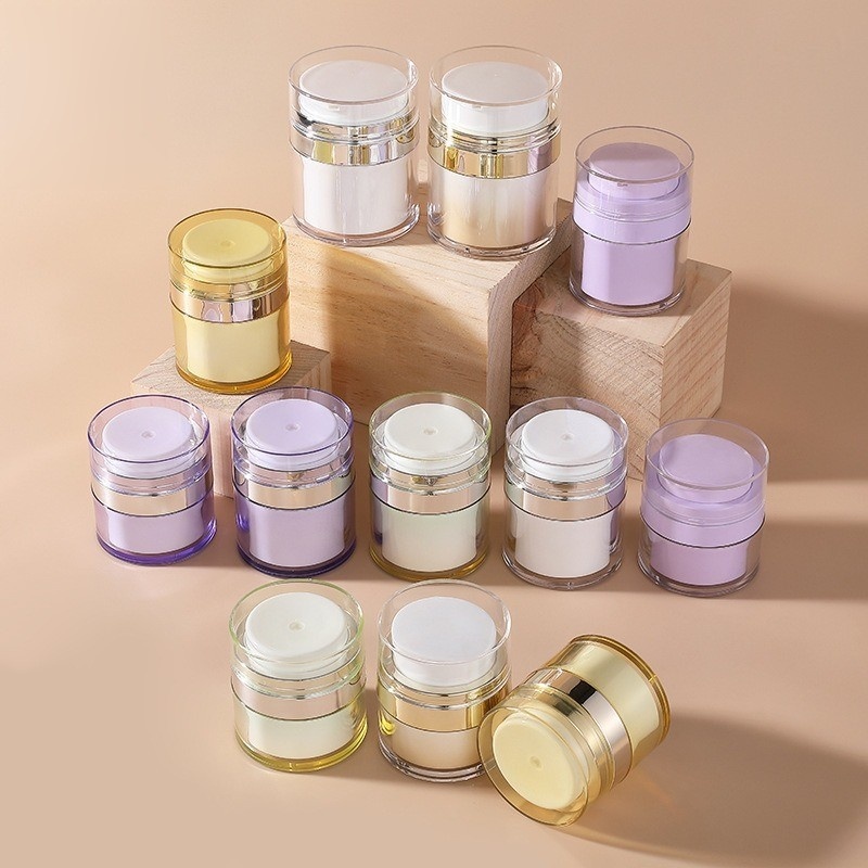 Wholesale Bulk Luxury High End Eco Friendly Recyclable CE Acrylic Vacuum Cream Bottle 15ml 30ml 50ml Airless Pump Bottle