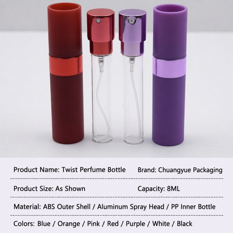 Perfume Small Refill Bottle Travel 8ml ABS Perfume Refillable Atomizer Spray Bottle