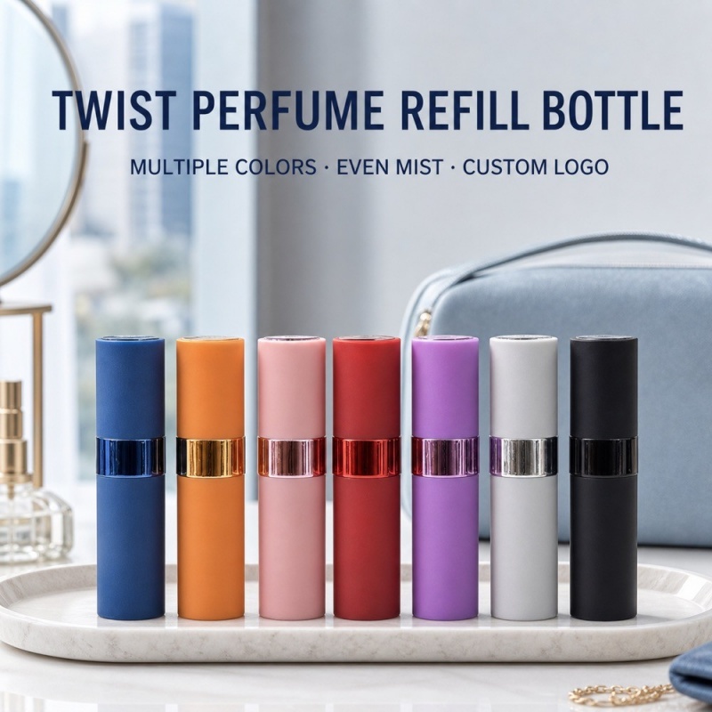 Perfume Small Refill Bottle Travel 8ml ABS Perfume Refillable Atomizer Spray Bottle