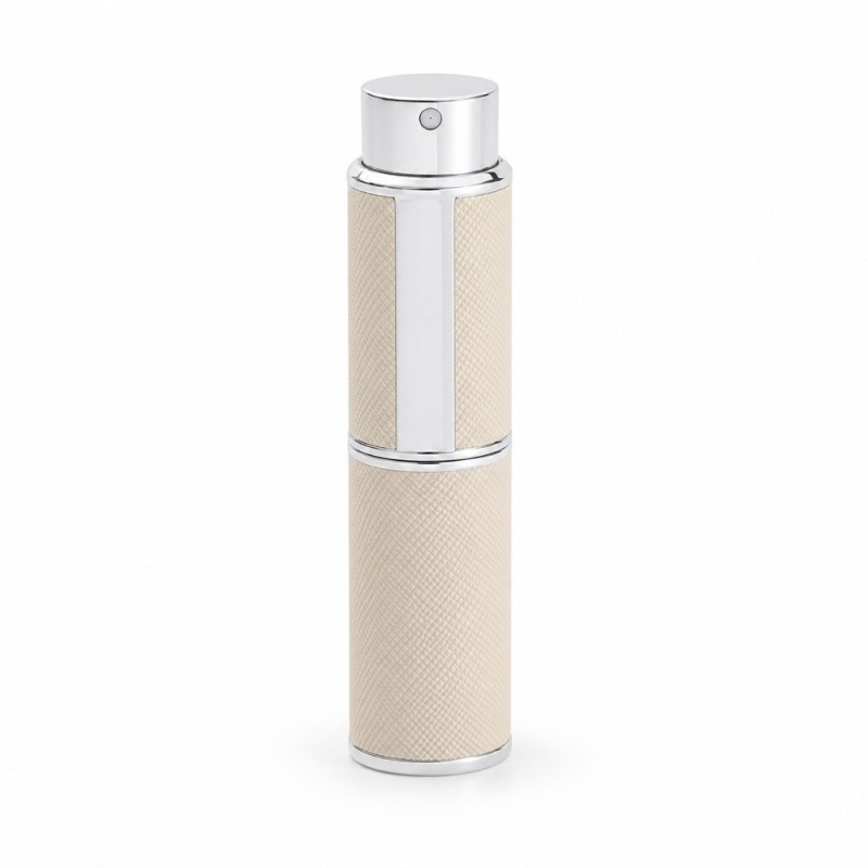 8ml Leather Wrapped Perfume Spray Bottle with Rotary Design for Easy Filling, Convenient to Carry for Travel