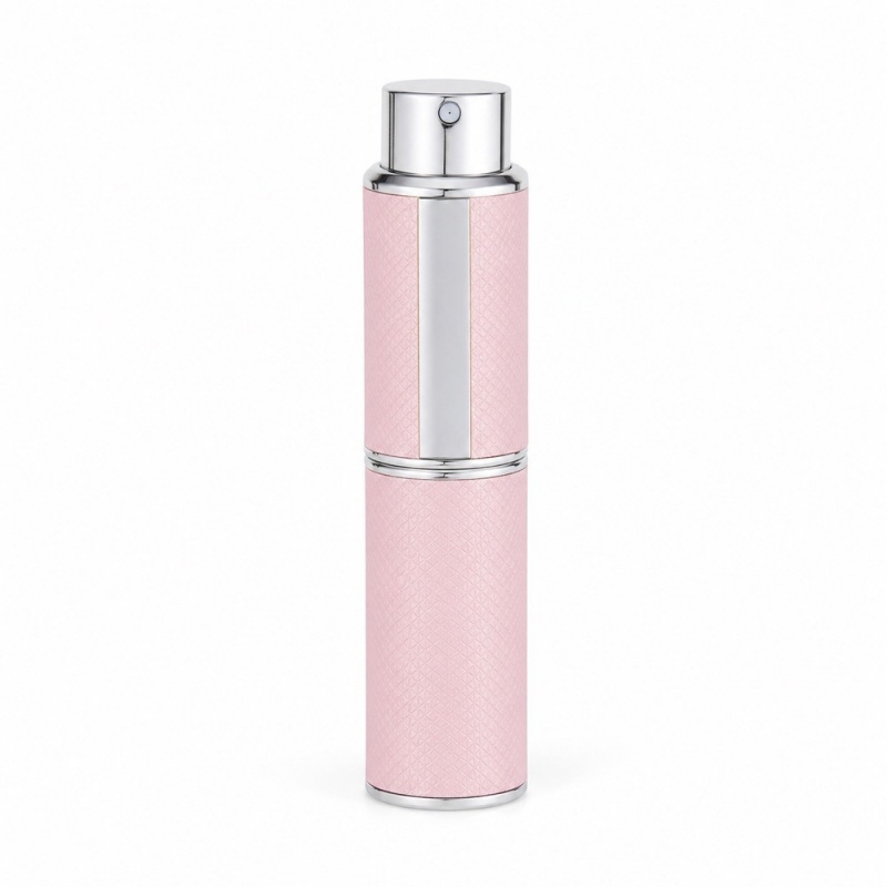 8ml Leather Wrapped Perfume Spray Bottle with Rotary Design for Easy Filling, Convenient to Carry for Travel